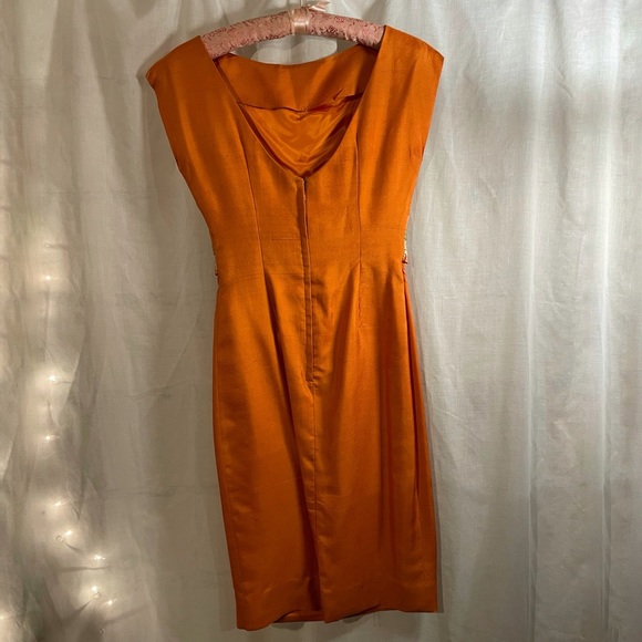 Vintage Cocktail Dress with Matching Overcoat - Picture 4 of 9